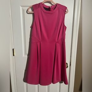 Pink knee length dress. NWT Size large